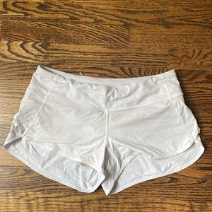 White Lululemon Shorts